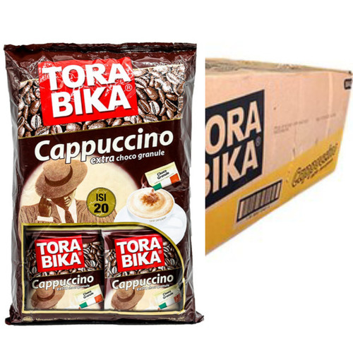 کاپوچینو تورابیکا اصلی محصول اندونزی ۱ کارتن 12بسته ۲۰ عددی
